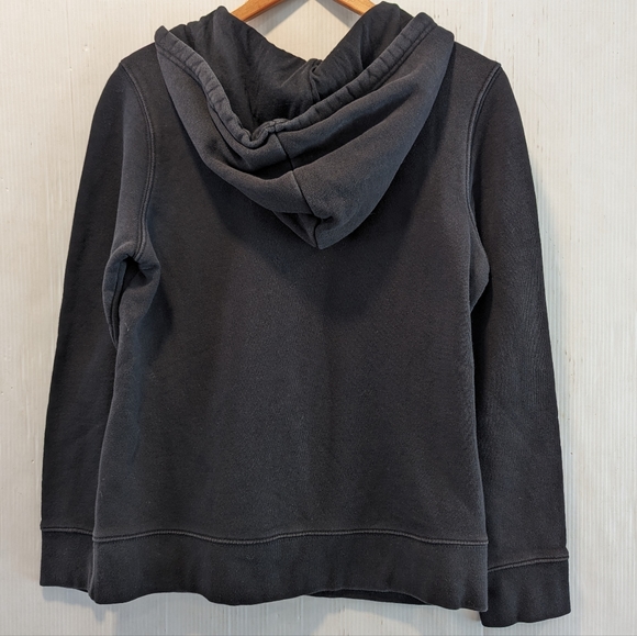 ADIDAS Originals Women's Trefoil Hoodie Black and White - Picture 7 of 11